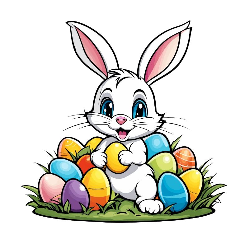 Lapin de Pâques Illustration de Pâques