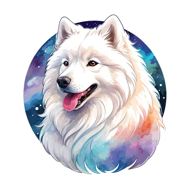 Samoyed Watercolors