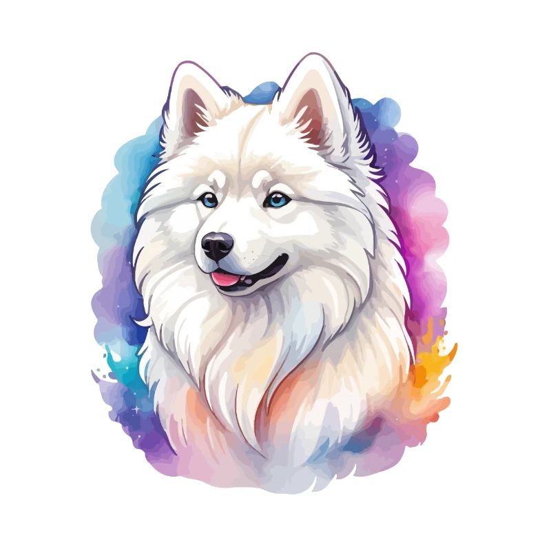 Samoyed watercolors