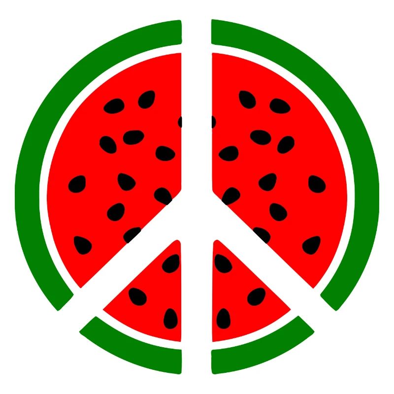 Symbole de paix pastèque