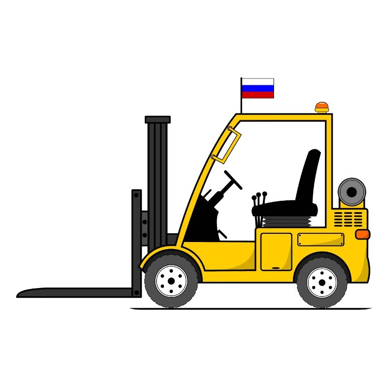 Chariot élévateur Drapeau de la Russie