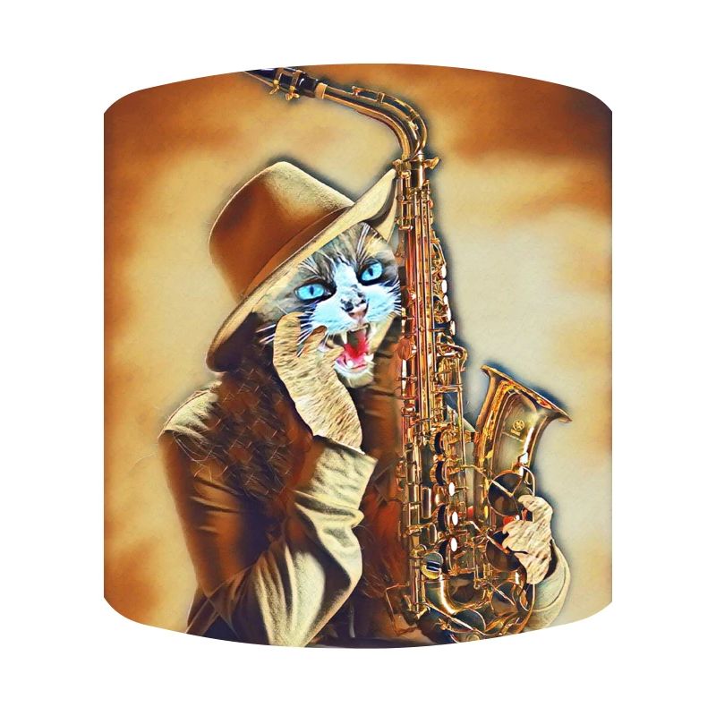 Chat qui joue du Saxo