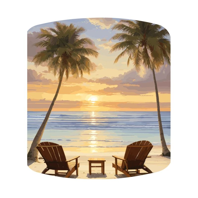 Sunset Zen Relax Invitation