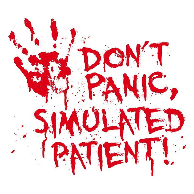 Don't Panic simulated patient first aid instructor
