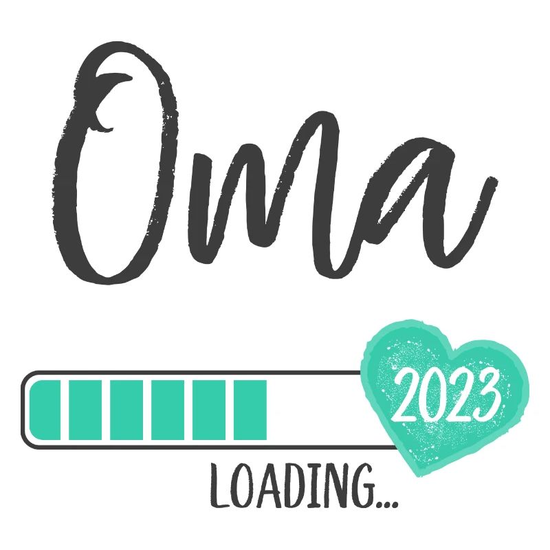Oma Loading 2023 Herz Junge Werdende Großmutter