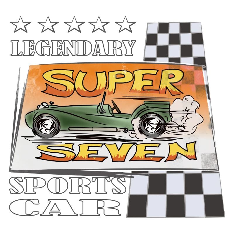 Super Sport Car Comic Legend Gift