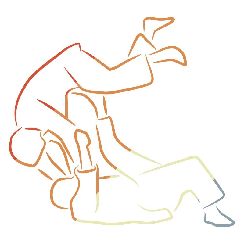 Judo Fighter Drawing