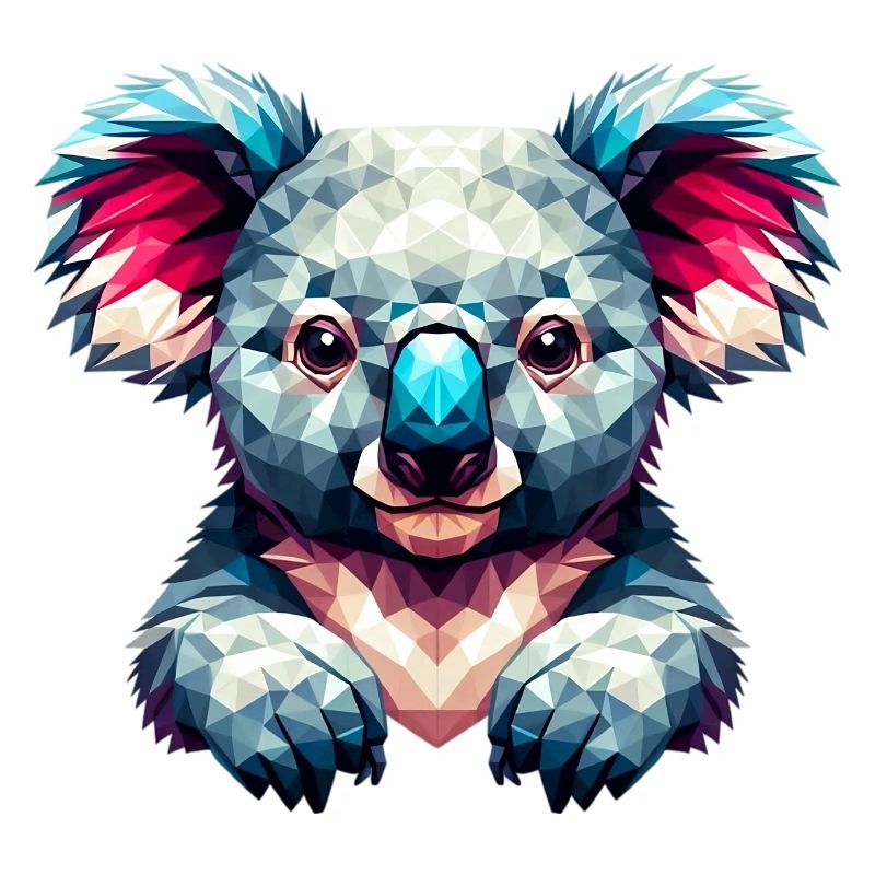 Polygonaler Koala