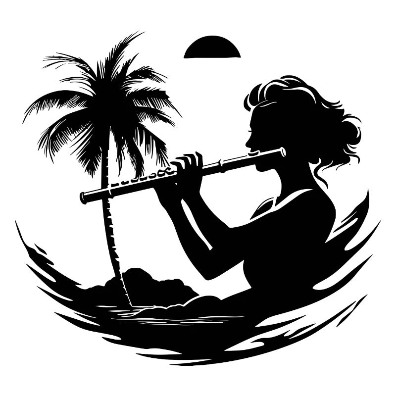 Graphic Flutist