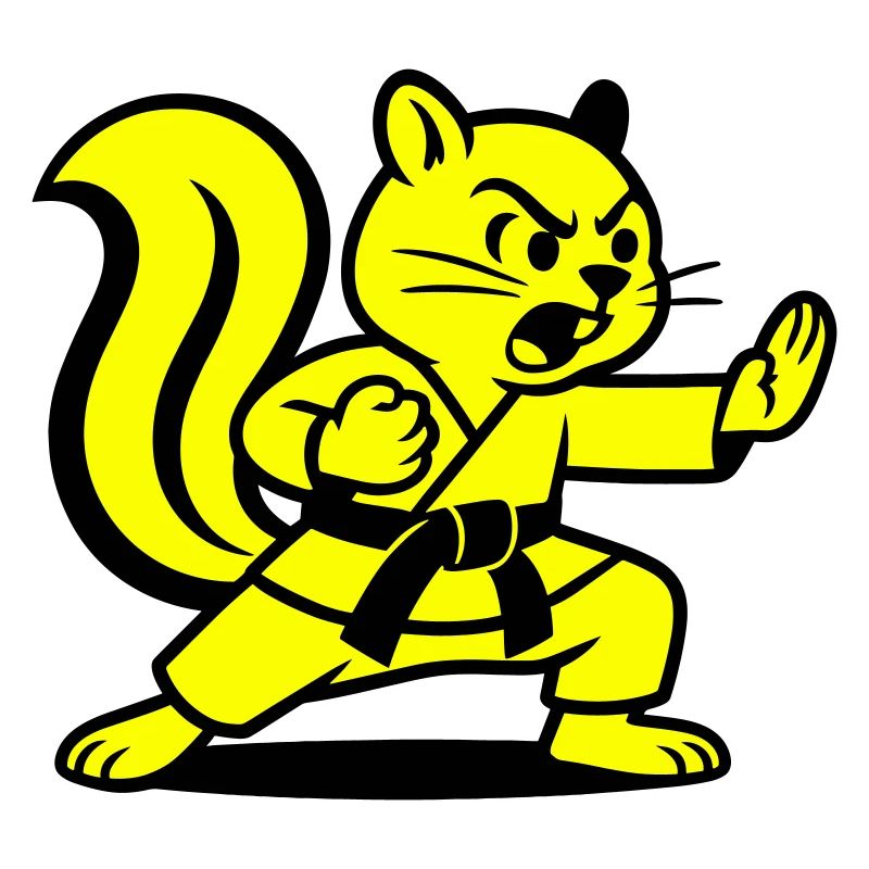 Karate Eichhörnchen!
