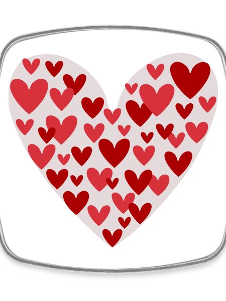 Many hearts pattern