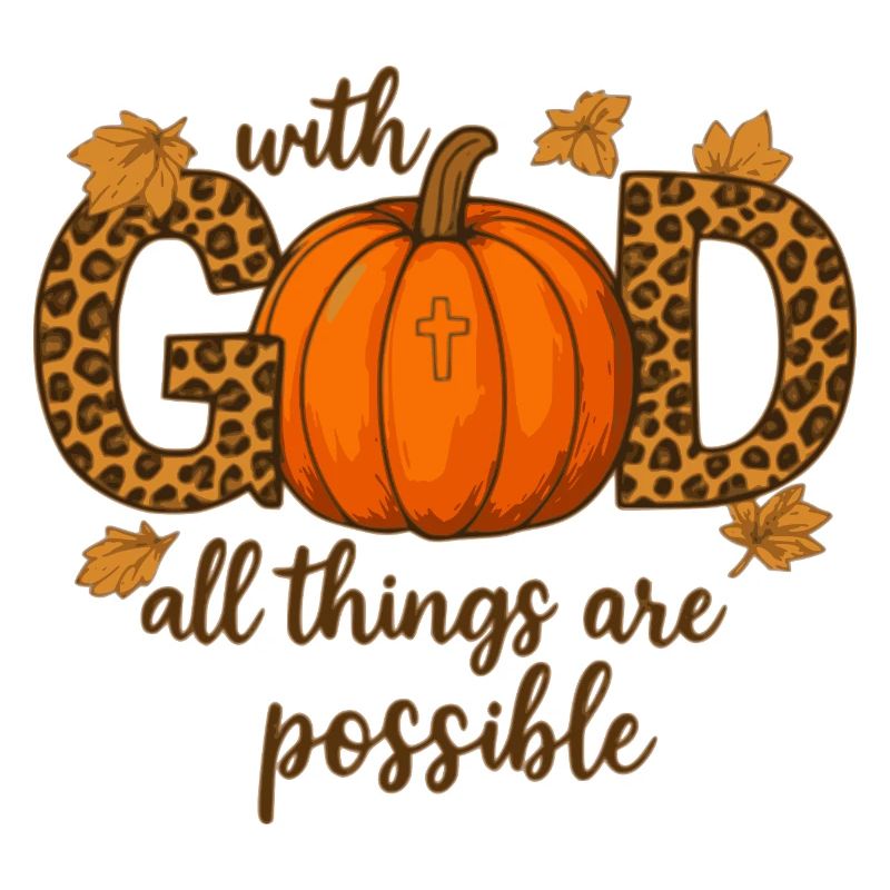 Avec Dieu, tout est possible Citrouille d’automne
