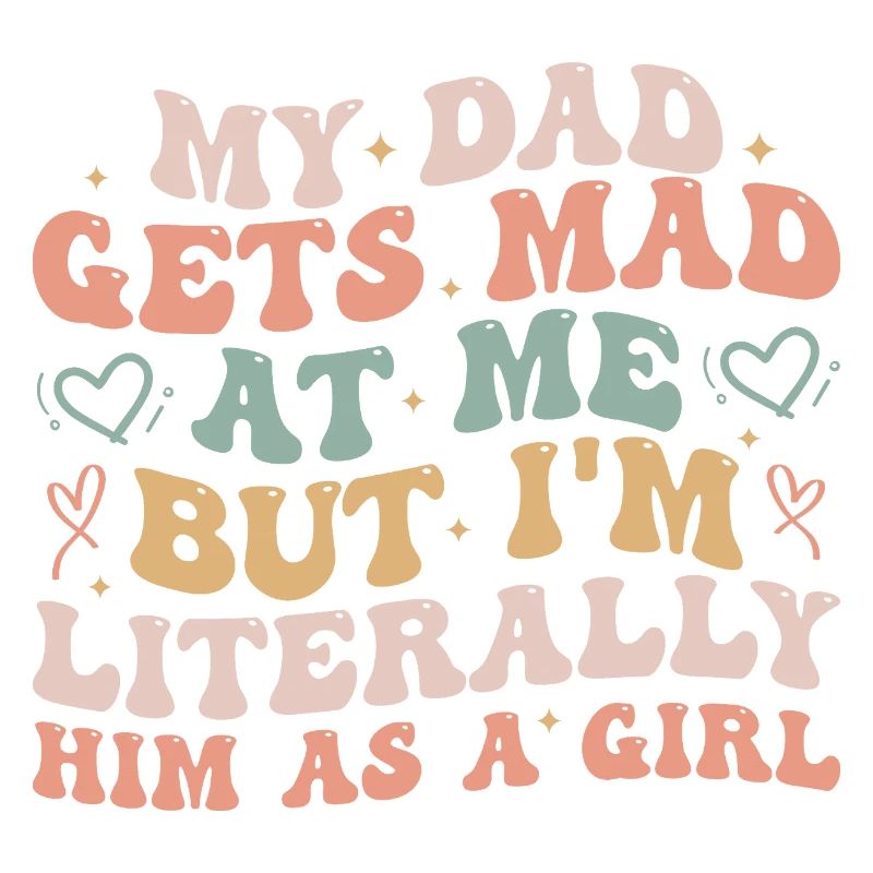 Papa wird sauer auf mich, aber ich bin buchstäblich er als Mädchen