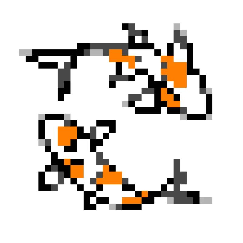 pixelart koi