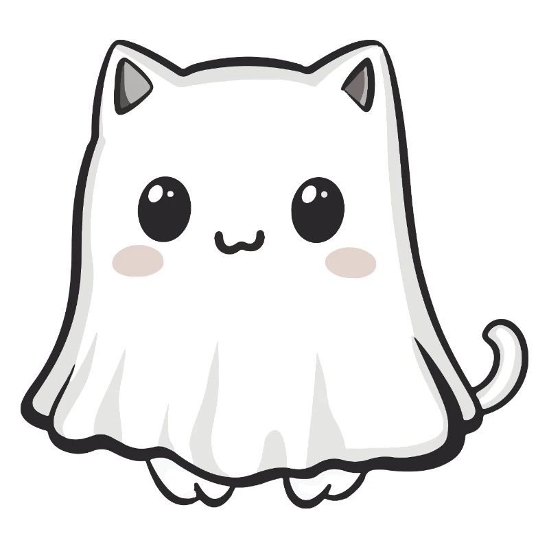 Cat Halloween Ghost