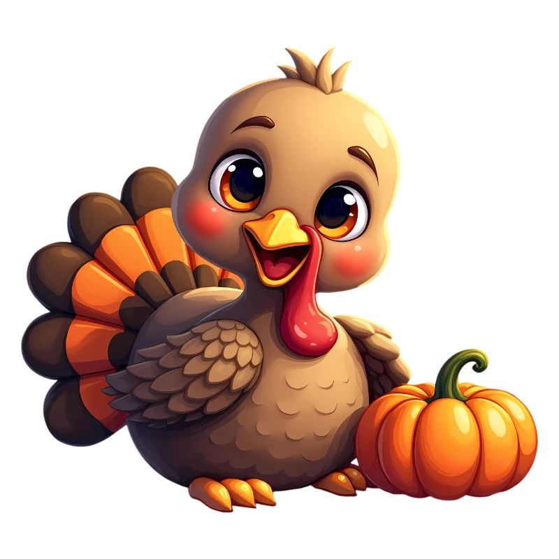 Bébé dinde de Thanksgiving