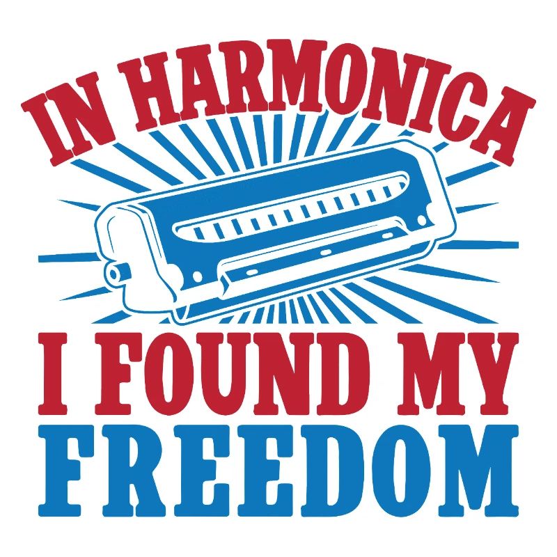 Harmonica drôle qui a trouvé mon harmonica de liberté