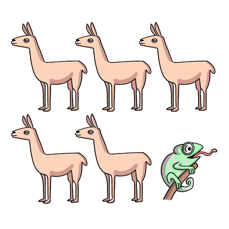 Caméléon Llama