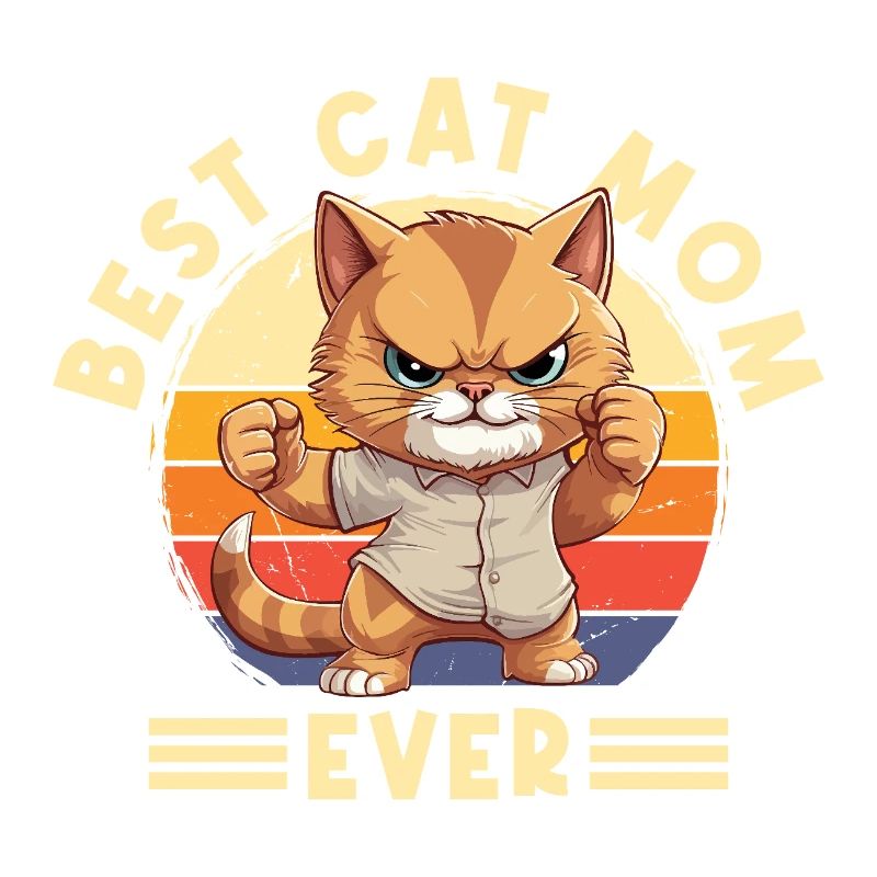 Meilleure maman de chat de tous les temps Dit drôle de maman de chat