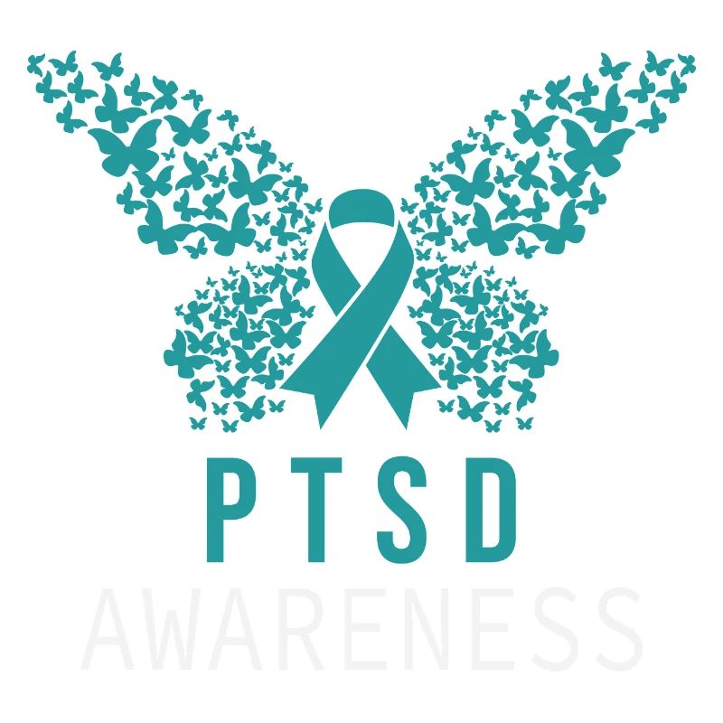 Ailes de papillon de sensibilisation au PTSD