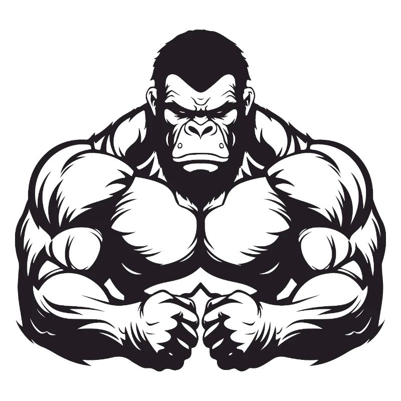 Muscles gorilles