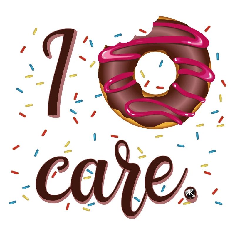 Glasierte Donut Abbildung mit Inschrift