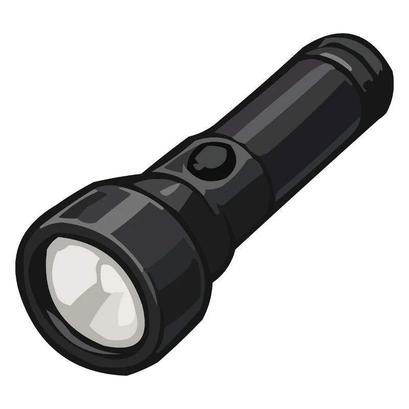 Illustration de lampe torche compacte