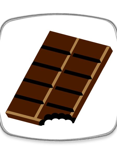 Une barre de chocolat
