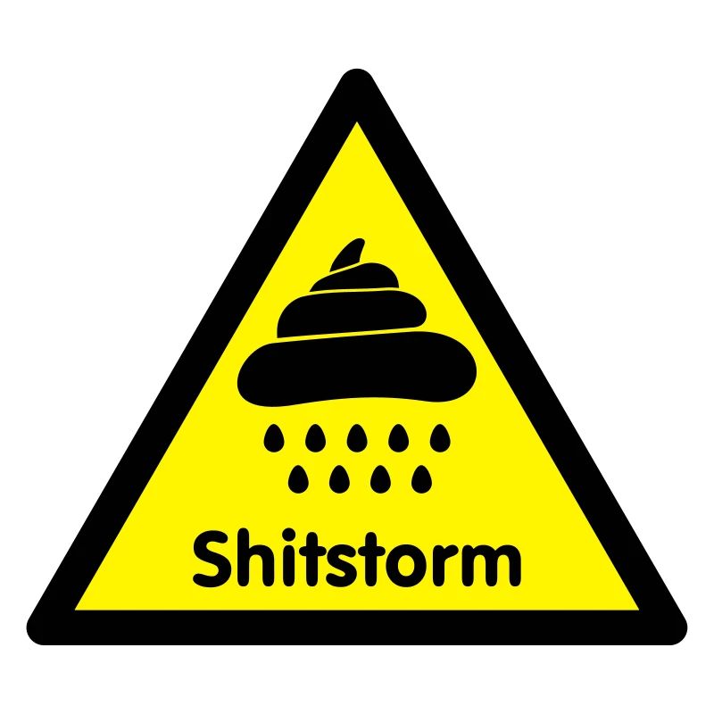 Caution shit / flame was [2 color]