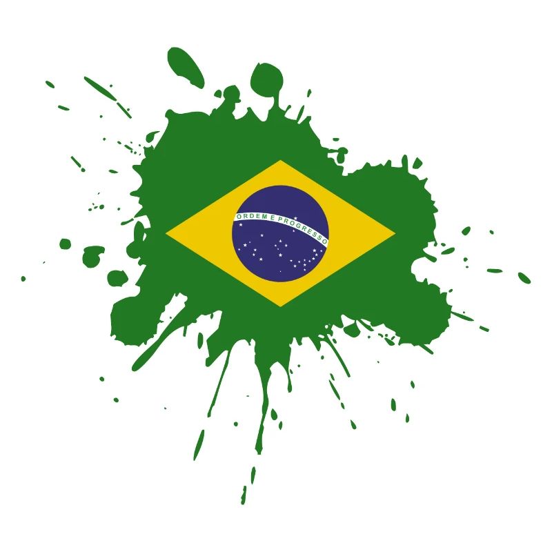 Conception de spot de drapeau du Brésil