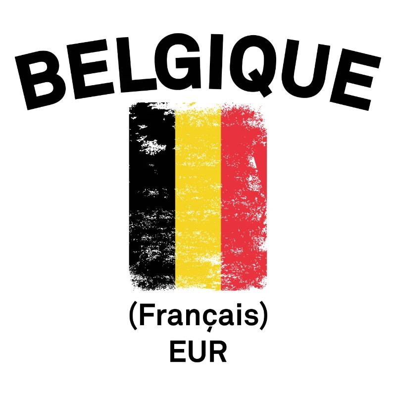 Bande grunge du drapeau belge