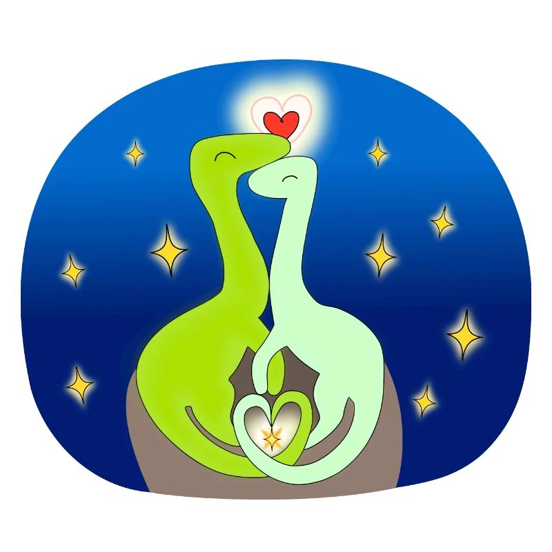 Compsognate in der Liebe