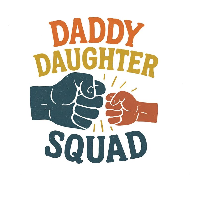 Daddy Daughter Squad Matching Vater Tochter