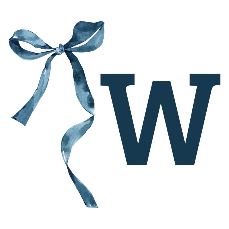 Monogram w Gift Idea