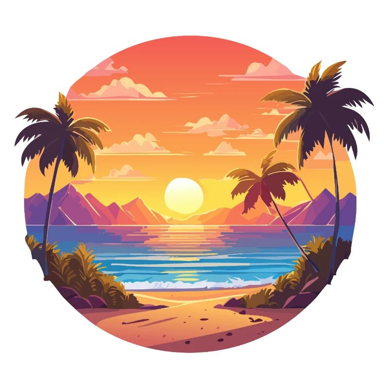 Coucher de soleil Palm Bay