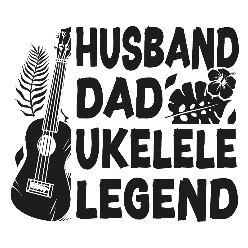 Hawaiian Ukulele Uke Dad Husband