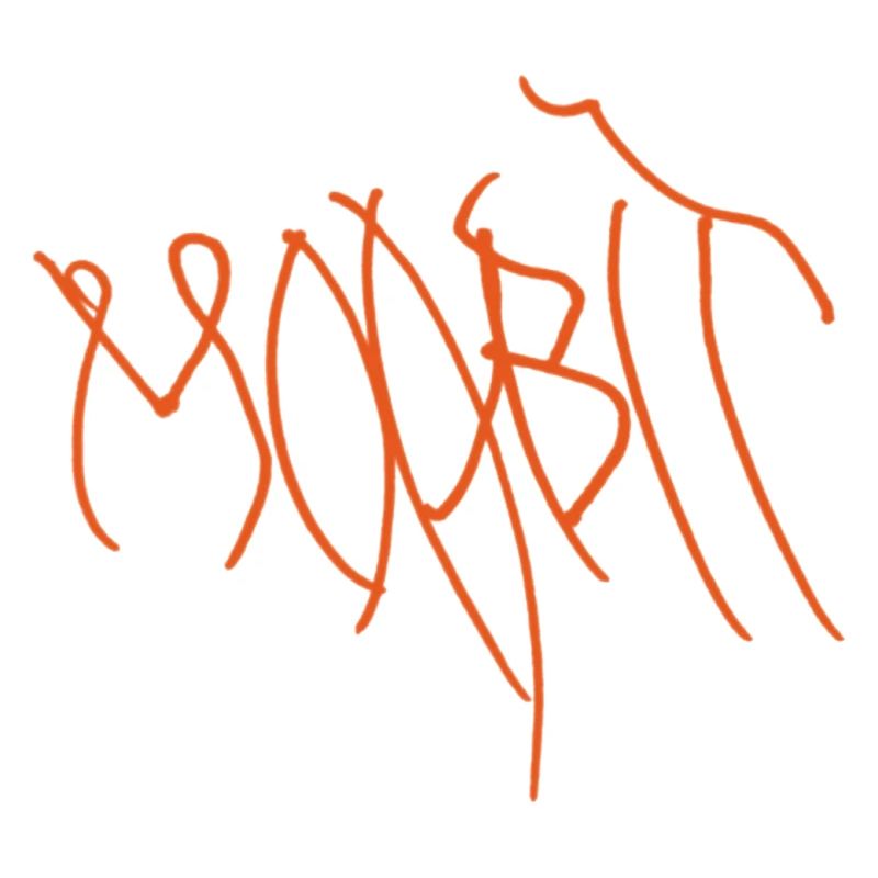 Orange Graffiti Lines Moabit Berlin