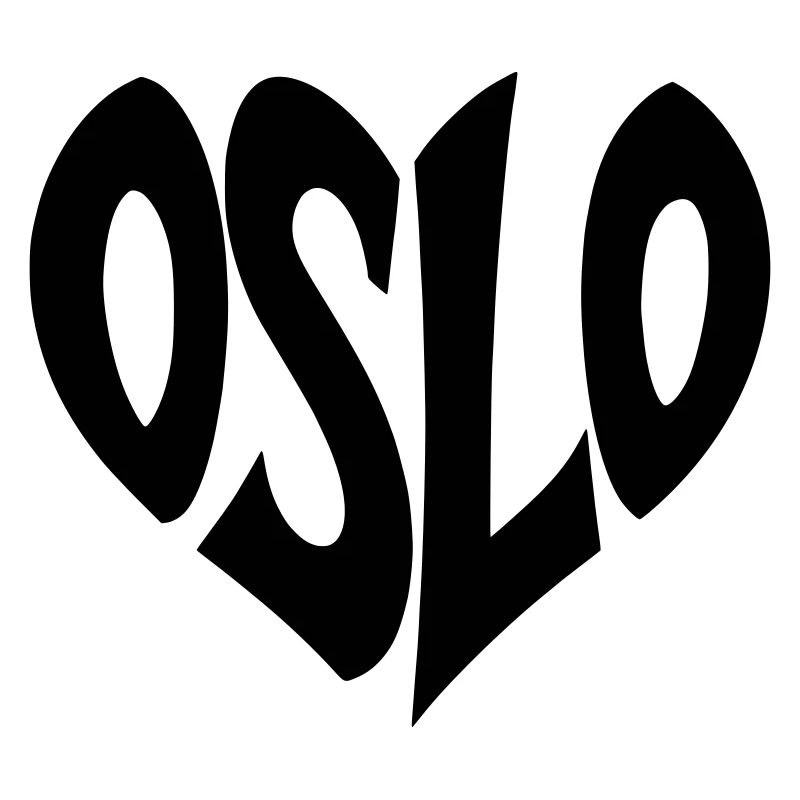 Oslo - Norway Lettering