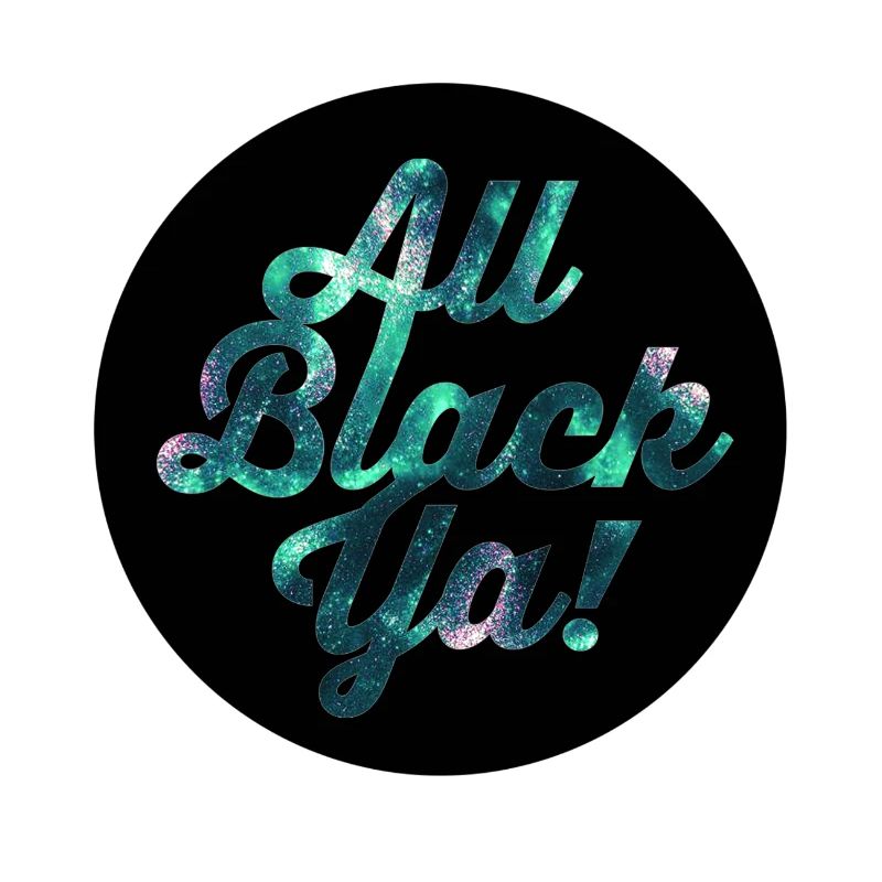 All Black Ya Galaxy Glitter
