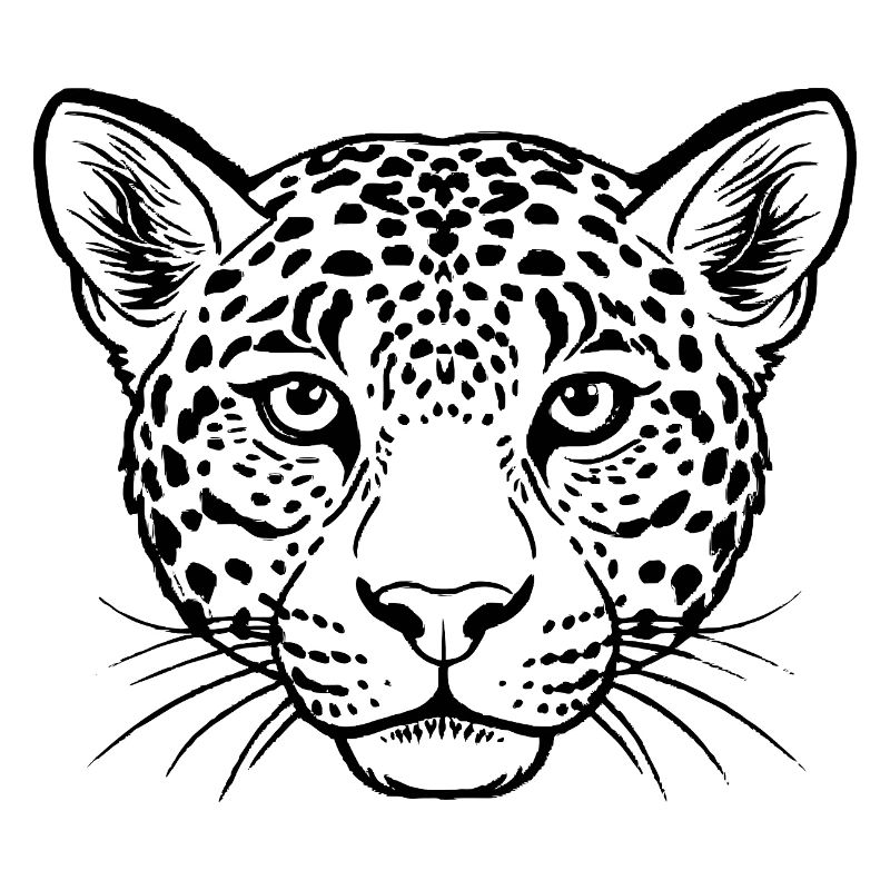 Leopardengesicht