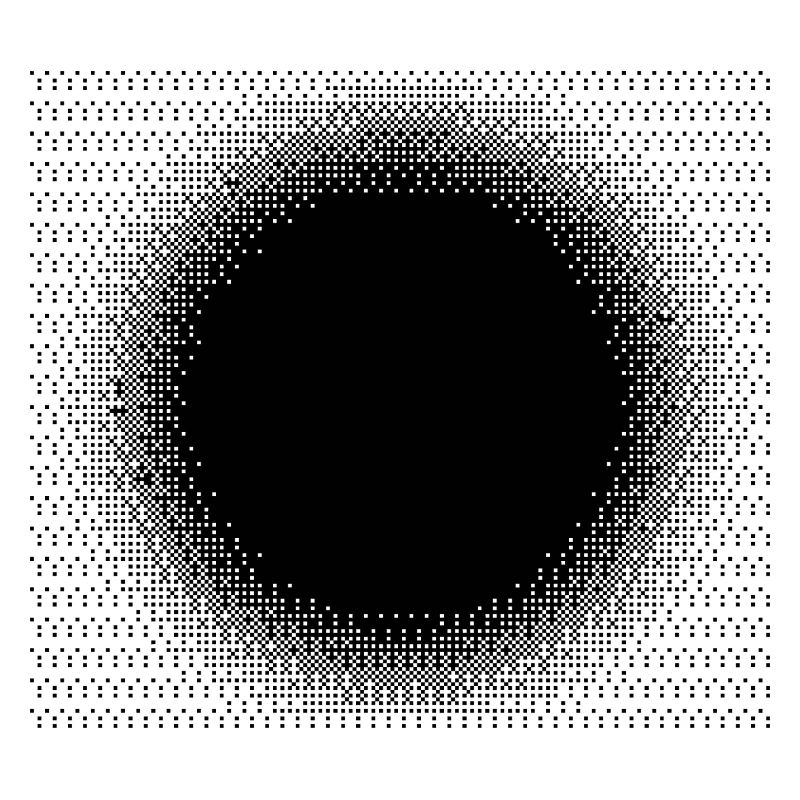 Design des points de soleil noirs