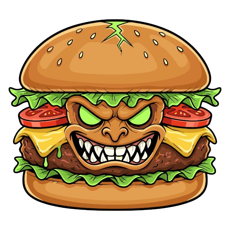 Grim Citizen Demon Cartoon