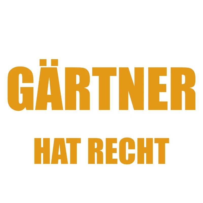 Ich bin der Gärtner - einer von uns hat Recht