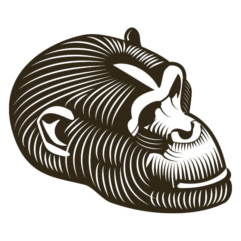 Stylized GORILLE head