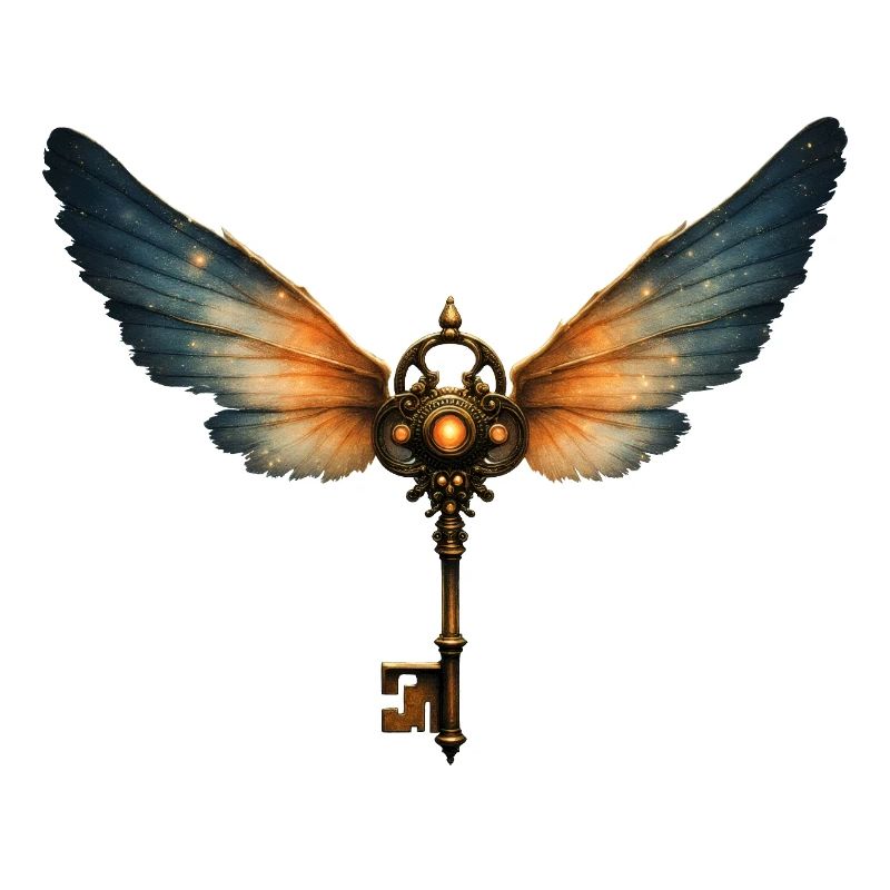 Winged Key Steampunk