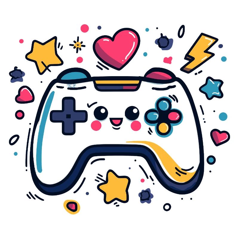 Colorful controller charm