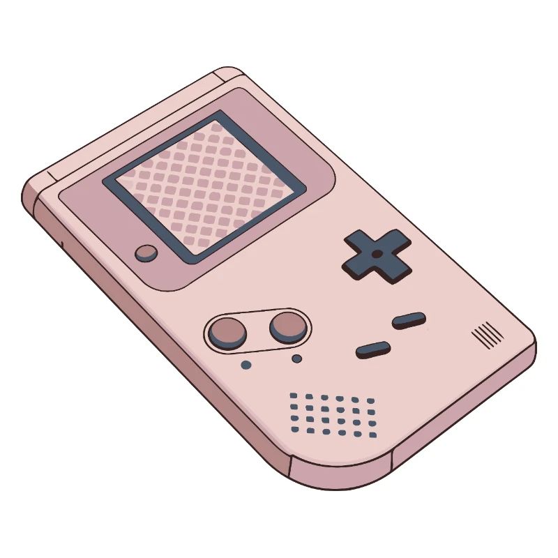 Game Boy pastel rétro