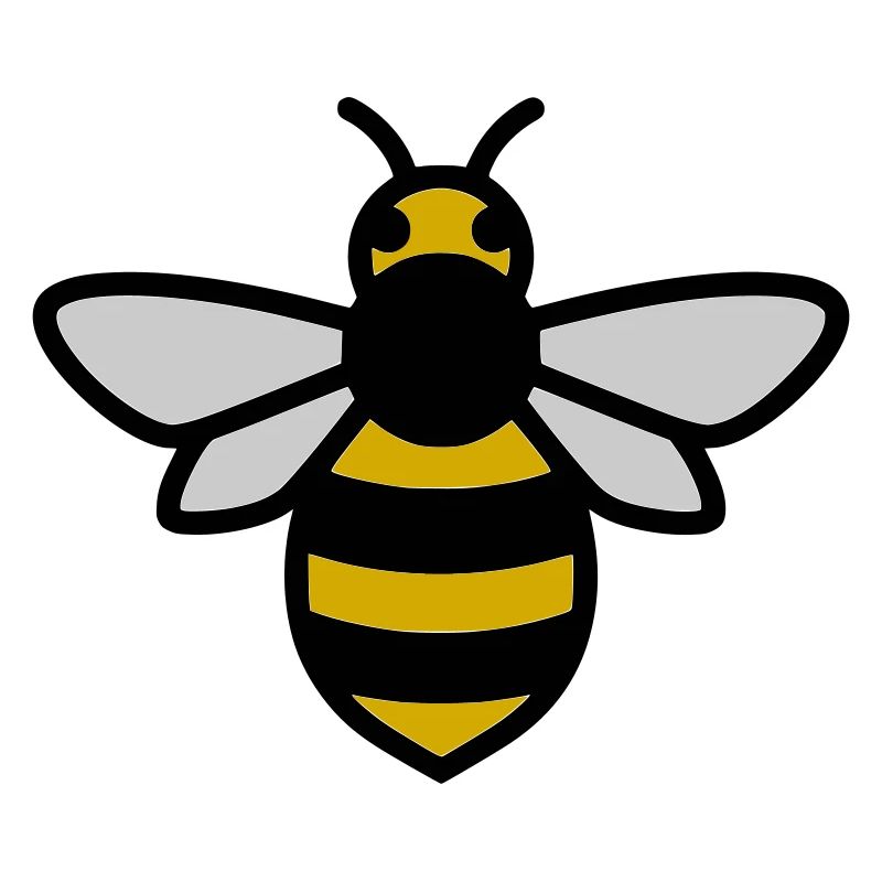 Dessin animé abeille insecte