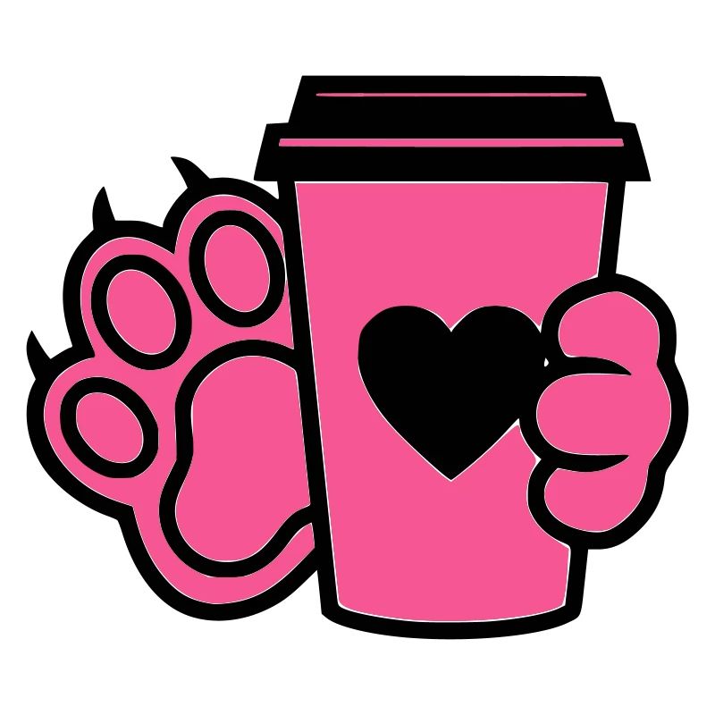 Hundepfote Kaffee Tasse Hunde Mama
