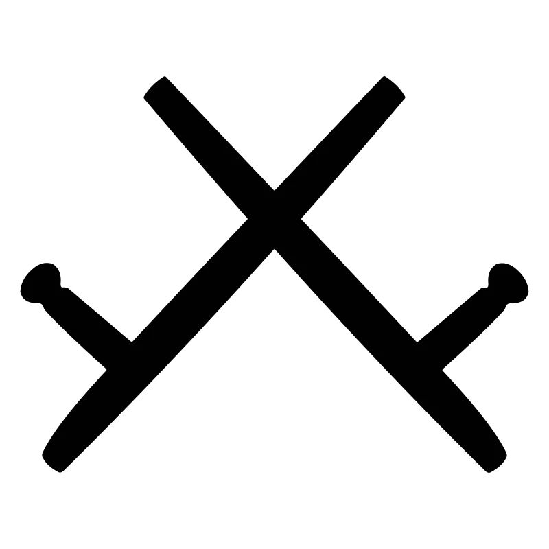 Image de l’ombre de Kobudo deux Tonfa